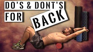 Foam Roller Dos & Donts for BACK Health