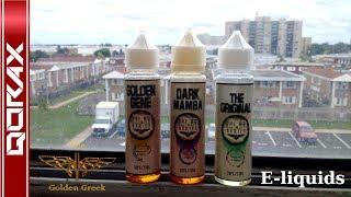 E-liquids By Golden Greek  REVIEW