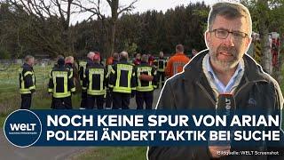 BREMERVÖRDE Noch keine Spur von Arian Polizei ändert nun Taktik - Suche nach Jungen geht weiter