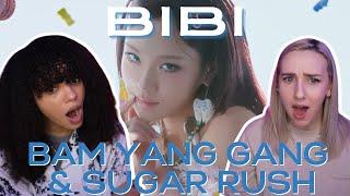 COUPLE REACTS TO BIBI 비비  밤양갱Bam Yang Gang & Sugar Rush Official MVs