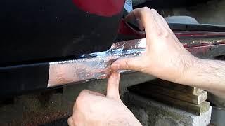 Easy Fix - Repair Big Gap Rust Hole on Body Frame Car - Truck - Under 10 Mins