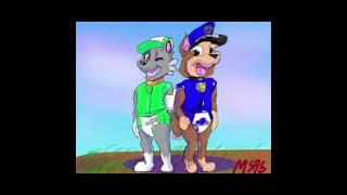 paw patrol in diapers  patrolha pata em fraldas  patrulla canina en pañales ABDLTBDL