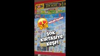 Kırtasiye Keşifleri 3. bölüm ŞOK marketten ne aldım