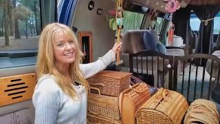 Freedom on Wheels Van Tour of a Solo Womans Ford Conversion Van Life