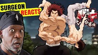 Surgeon Reacts to Baki Hanma vs Yujiro Hanma  Dr Chris Raynor