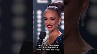 TOP 5 Q&A Miss Universe R’Bonney Nola’ nailed it #missuniverse #71stmissuniverse