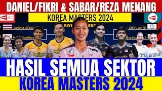 WOW KEJUTAN BANYAK UNGGULAN KALAH‼️Hasil Lengkap Semua Sektor Babak 32 Besar Korea Masters Hari ini