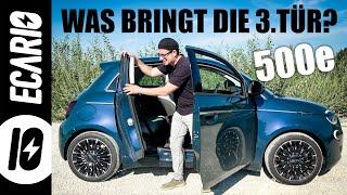 Fiat 500e 3+1  Was bringt die zusätzliche Türe?