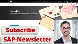 Subscribe SAP Newsletter - Stay up to date with SAP news