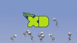 Eight Luxo Lamps Spoof Disney XD Logo  Classic