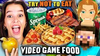 Try Not To Eat - Iconic Video Game Food GTA Pokemon Minecraft