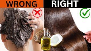 Your WASHING your hair WRONG  Few people know this COCONUT OIL SECRET