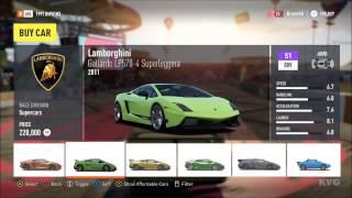 Forza Horizon 2 - All Cars  List HD