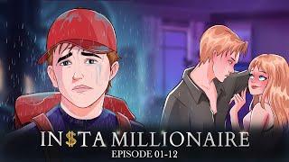 Insta Millionaire  Episode 01 - 12  Animated Stories by Pocket FM