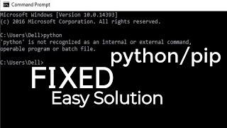 Python is Not Recognized as an Internal or External Command  Easy Solution  Fixed by Code Band