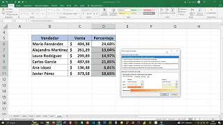 Excel-Reportar Porcentajes