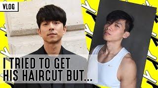 VLOG  Tried Getting Gong Yoos Haircut + Workout For Chest