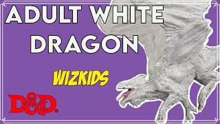 Adult White Dragon miniature dnd product review wizkids