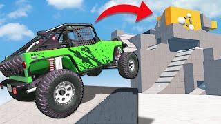 CLIMBING TO THE TOP WITH STUNTS - BeamNG Drive Multiplayer Mod