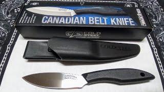 CANADIAN BELT KNIFE by Cold Steel Review Cut Test and Mora Knife Comparison