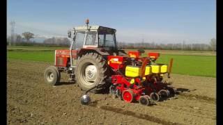 Massey Ferguson 390 MaterMacc MS8100 Semina mais 2017