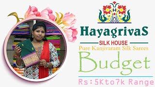 Light Weight Budget Friendly Silk Saree Collections #hayagrivassilkhouse #budgetsarees