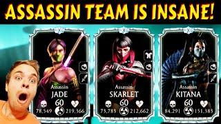 MK Mobile. Is Assassin Team Still Good in 2021? Assassin Jade is Still INSANE