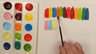 Learn Colors with Paint  Color Mixing for Children and Toddlers  Colors for Children and Toddlers