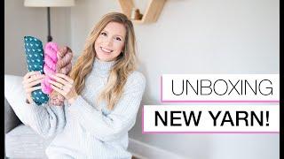 YARN HAUL - Unboxing New Hand Dyed Yarn & Project Bags