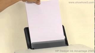 HP Deskjet Ink Advantage 2545 - Loading Paper