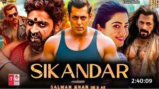 Salman Khan New Action Blockbuster Hindi Movie 2024  Sikandar Full Hindi Movie  Rashmika Mandanna