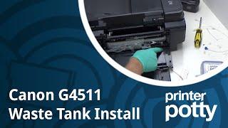 Fix Megatank with two waste ink tubes - Canon Megatank inkjet printers G1000-G4000 series