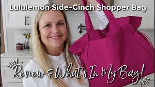 LULULEMON  Side-Cinch Shopper Bag  Review & Whats In My Bag  GatorMOM