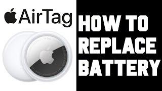 Quick Apple AirTag How To Replace Battery - AirTag CR2032 Lithium 3V Battery Replacement Tutorial