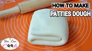 PUFF PASTRY DOUGH  Patties Sheet by YES I CAN COOK #HomemadePuffPastryDough #Patties #PuffPastry