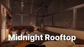 VRChat World Ambience Midnight Rooftop