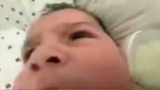 baby screaming to a camera meme