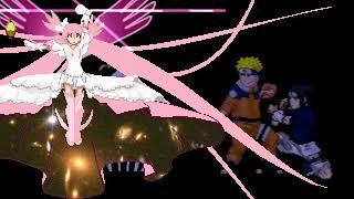 MUGEN - Mami Tomoe and Madoka vs Naruto and Sasuke