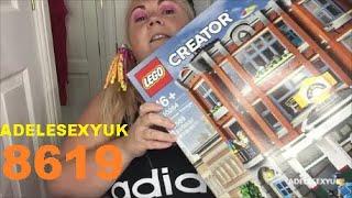 SEXY BBW ADELESEXYUK UNBOXING AND BUILDING LEGO CREATOR GARAGE SET 8619