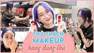 MAKEUP VỚI ĐỒ THỬ Ở STORE MÀ KO TỐN TIỀN  DIOR TESTER MAKEUP CHALLENGE HƯƠNG WITCH