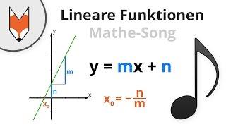 Lineare Funktionen Mathe-Song