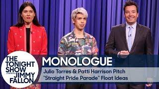 Julio Torres & Patti Harrison Pitch Straight Pride Parade Floats for Pride Month - Mono