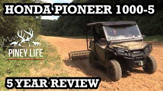 Honda pioneer 1000-5  5 year review HONDA PIONEER 1000-5