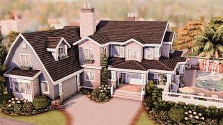 Large Family House  The Sims 4 Speed Build  No CC