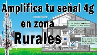 ▶️TODO lo que necesitas saber sobre una REPETIDORA 4G  mejorar señal 4g   zonas RURALES  2020