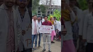 NEW BATCHES NEW RULES  ALL INDIA AYUSH STUDENTS PROTEST AT JANTRA MANTRA DELHI #news#shorts #next