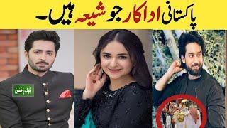 Actors Who Are Shia  Pakistani Shia Actors  Actress And Actors Shia Danish Taimoor Wahaj Ali Yumna