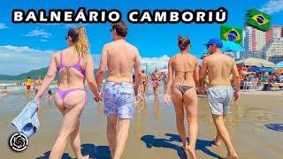 Balneário Camboriú Beach on a Hot Day  Brazil  2024 【 4K UHD 】
