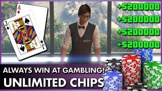 How to ALWAYS WIN at Gambling UNLIMITED Chips NO Losses