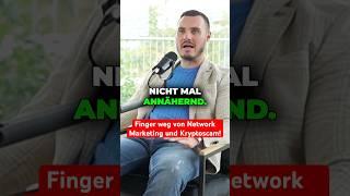 Finger weg von Network Marketing und Kryptoscam